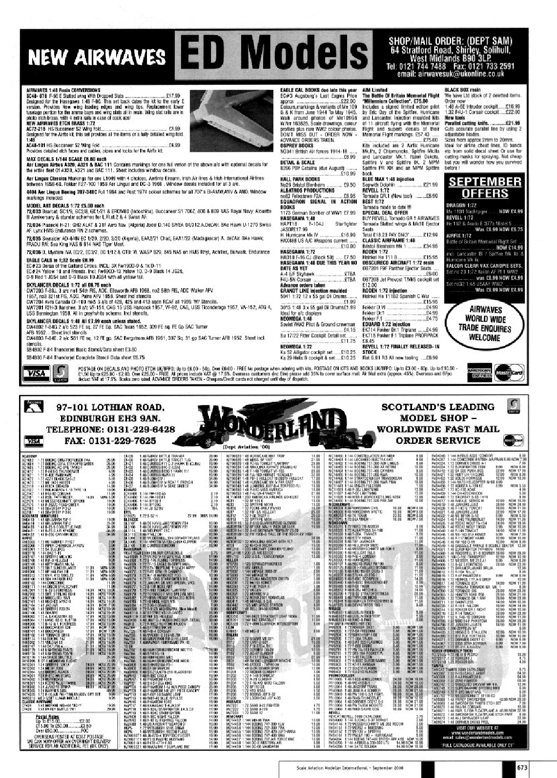 Scale Aviation Modeller International 2000-09